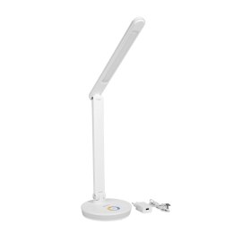 Lampka biurkowa biała LED 12W PDL400RGBW USB RGB CHARGING PORT WHITE Platinet Platinet