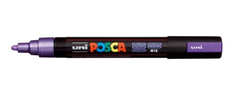 Marker z tuszem pigmentowym PC-5M metalic fioletowy POSCA UNPC5M/DMETFI Posca