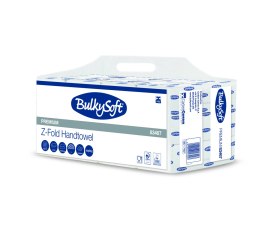 Ręczniki składane celuloza Premium Z-Fold, ZZ, 2400 listków 83467 Bulkysoft Bulky Soft