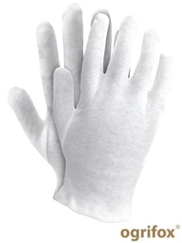 Rękawiczki białe cienkie bawełniane rozmiar 10 OGRIFOX OX-UNDER W 10 norma EN420 Reis