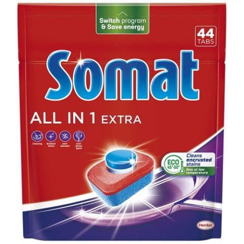 SOMAT Tabletki do zmywarki 44 szt. All in one Extra 09190 Somat