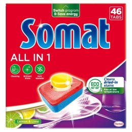 SOMAT Tabletki do zmywarki 46 szt. All in one Lemon 577372 Domestos