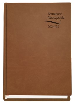 Terminarz NAUCZYCIELA 2024/2025 brązowy 125 mm x 185 mm T-155V-S2 Michalczyk i Prokop Michalczyk i Prokop