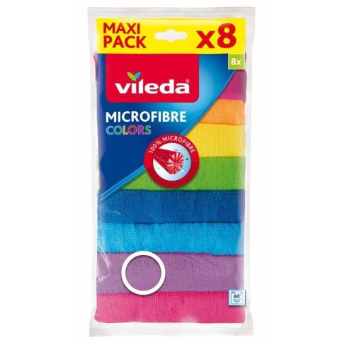 VILEDA Colors Ściereczki z mikrofibry 8 sztuki (19205) Vileda