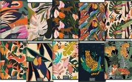 Zeszyt TOP 2000 COLLAGE TROPICS A5 60k 70g mix linia z marginesem 400157928 Top 2000