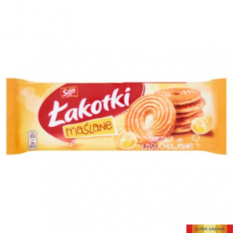 Ciastka SAN ŁAKOTKI maślane 168g Łakotki