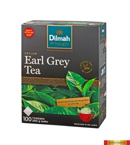 Herbata DILMAH EARL GREY 100 torebek x2g czarna bez zawieszki Dilmah