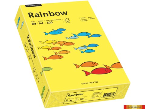 Papier xero A4/160g R14 żółty/ słoneczny 88042327 RAINBOW Papyrus