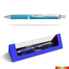 Pióro kulkowe ENERGEL BL407- TR1ACPL niebieskie STERLING PENTEL Pentel