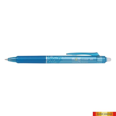 Pióro kulkowe FRIXION CLIKER lazurowe 0.5 PIBLRT-FR5-LB Pilot