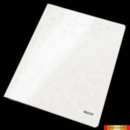 Skoroszyt kartonowy LEITZ perłowy biały WOW 30010001 Leitz