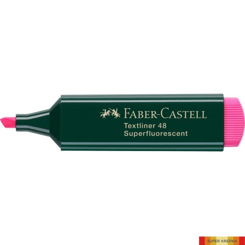 Zakreślacz TEXTLINER 48 różowy FABER-CASTELL 154828 FC Faber-Castell