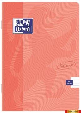 Zeszyt A5 60k, linia z marginesem, OXFORD, TOUCH PASTEL 400123214 Oxford