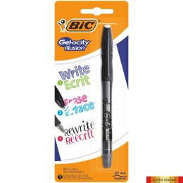 Długopis wymazywalny BIC Gel-ocity Illusion czarny Blister 1szt, 943453 Bic