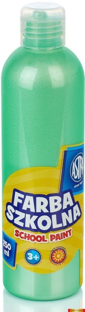 Farba szkolna Astra 250 ml - perłowa zielona, 301217037 (X) Astra