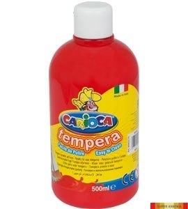 Farba tempera 500 ml, czerwona CARIOCA 170-2359/170-2650 Carioca