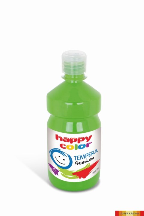 Farba tempera Premium 500ml, jasnozielony, Happy Color HA 3310 0500-51 Happy Color