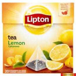 Herbata LIPTON PIRAMID cytryna (20 saszetek) Lipton