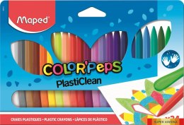 Kredki plastikowe Colorpeps 24 kolorów 862013 MAPED Maped