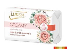 LUKSJA Mydło kostka 90g CREAMY ROSE & MILK 48742 Luksja