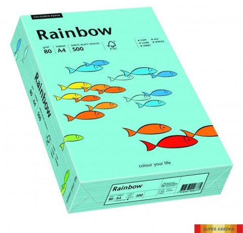 Papier xero kolorowy RAINBOW morski R84 88042717 Rainbow