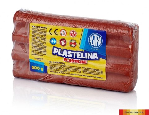 Plastelina metaliczna Astra 500g miedziana, 303117016 Astra