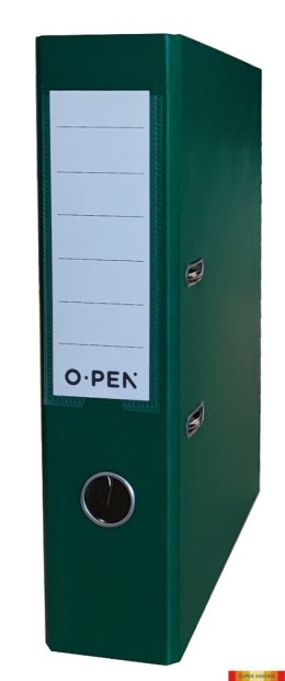Segregator A4 75mm zielony CLICK&GO (oprawa+mechanizm, zestaw do samodzielnego złożenia) OPEN Open