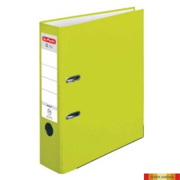 Segregator A4/80 Q.FILE PP neon green 50022489 Herlitz Herlitz