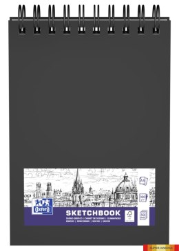 Szkicownik SKETCHBOOK podwójna spirala A5 50k 100g czarny 400152644 OXFORD Oxford