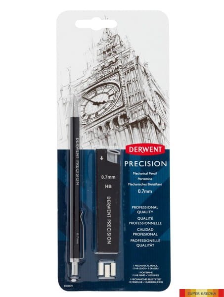 DERWENT OŁÓWEK AUTOMATYCZNY HB 0.7 BLISTER 2302429 Winsor&Newton