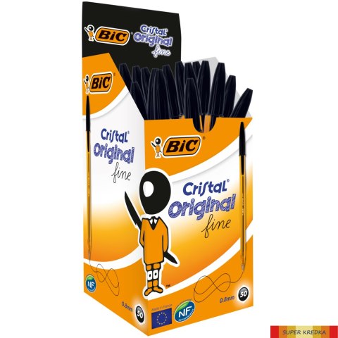 Długopis BIC Cristal Original Fine czarny, 872731 Bic