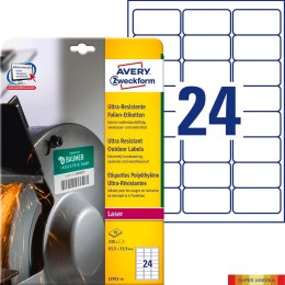 Etykiety UltraResistant L7912-10 63,5x33,9 10ark polietylenowe Avery Zweckform Avery Zweckform