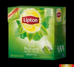 Herbata LIPTON PIRAMID GREEN FRESH NATURE 20t zielona GREEN TEA Lipton