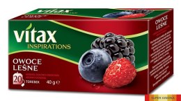 Herbata VITAX INSPIRATIONS OWOCE LEŚNE 20t*2g zawieszka Vitax