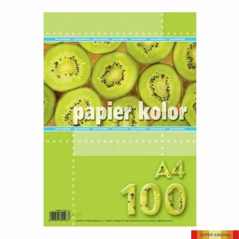 Papier xero A4 niebieski (100 arkuszy) KRESKA Kreska