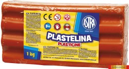 Plastelina Astra 1 kg czerwona, 303111006 Astra