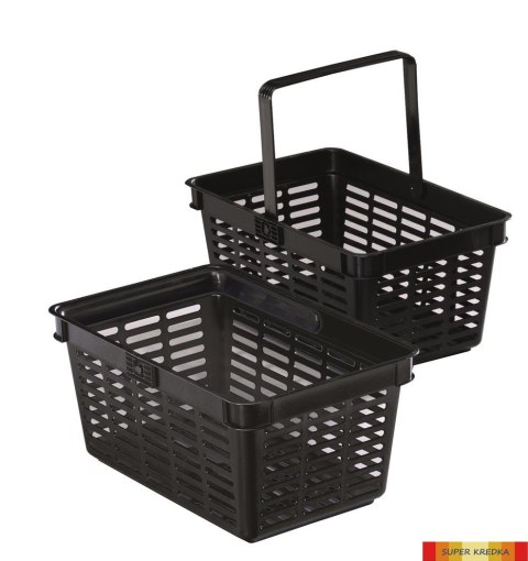 SHOPPING BASKET 19, koszyk na zakupy, czarny 1801565060 DURABLE (X) Durable