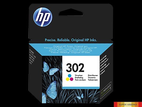 Tusz HP 302 (F6U65AE) kolor 165str Hewlett-Packard