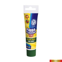 Farba plakatowa Astra tuba 30 ml - ciemna zieleń, 83110906 Astra