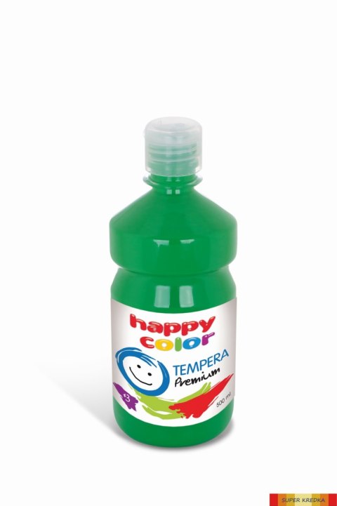 Farba tempera Premium 500ml, zielony, Happy Color HA 3310 0500-5 Happy Color