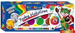 Farby plakatowe 24kol 10ml.STANDARD St.Majewski Bambino