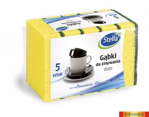 Gąbka do zmywania duża (5szt.) STELLA PG2559/36 MAXI Stella