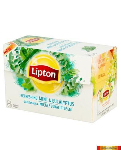 Herbata LIPTON MIĘTA Z EUKALIPTUSEM 20 saszetek Lipton