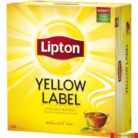 Herbata LIPTON YELLOW LABEL 100 torebek 2g POL Lipton