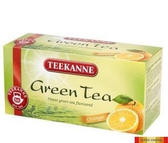 Herbata TEEKANNE GREEN TEA ORANGE 20t zielona Teekanne