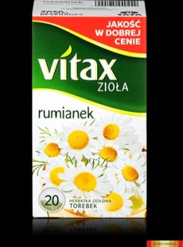 Herbata VITAX RUMIANEK 20t *1,5g ziołowa bez zawieszki Vitax