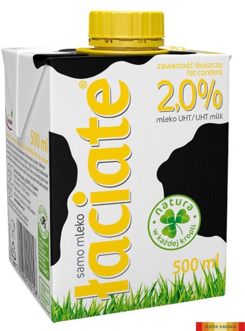 Mleko ŁACIATE UHT 2% 0.5L Łaciate