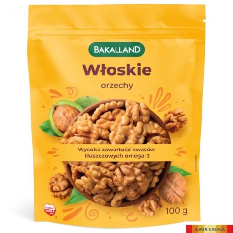 Orzechy włoskie 100g BAKALLAND Bakalland