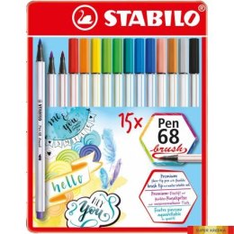 STABILO PEN68 etui metalowe 15 szt 6815-6 (X) Stabilo