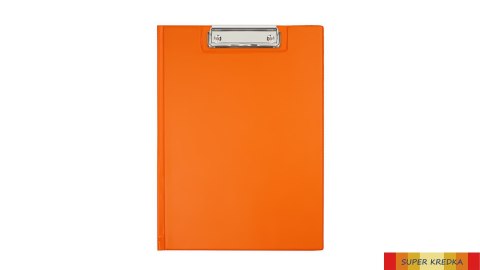 Teczka z klipsem A4 orange BIURFOL KKL-04-04 (pastel pomara.) Biurfol